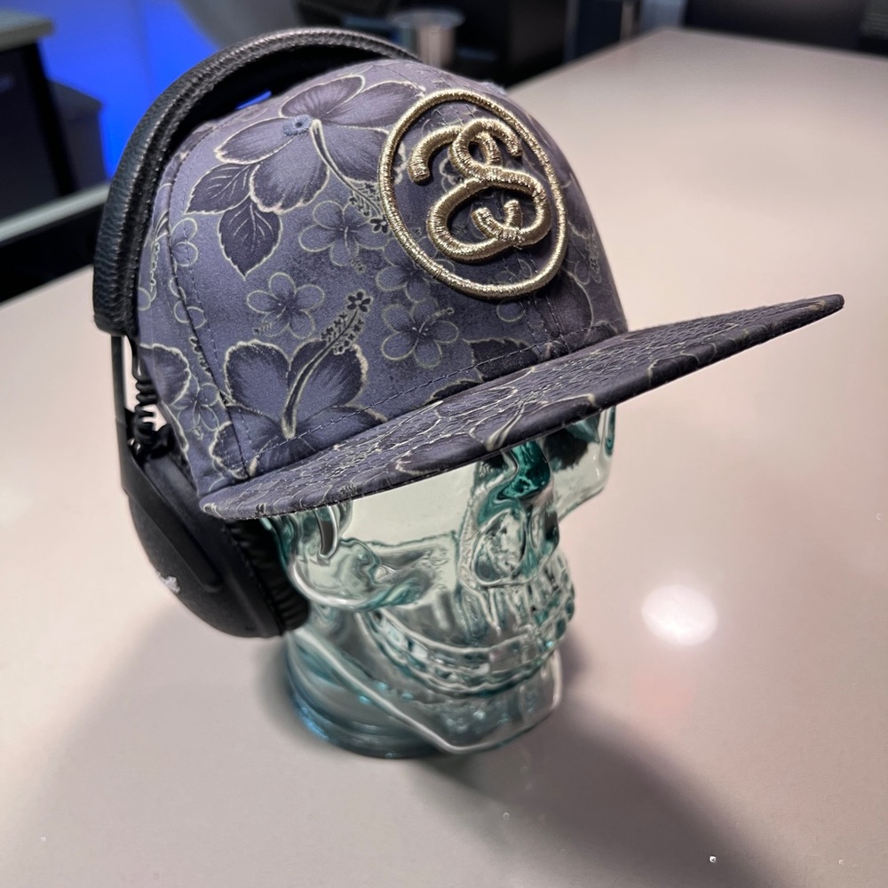 Two (2) Stussy Flowered Fitted Hats · 7 1/2 · Like New